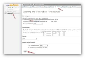 chuyển website từ localhost lên host