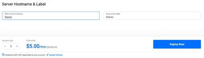 Quản lý VPS Vultr đơn giản