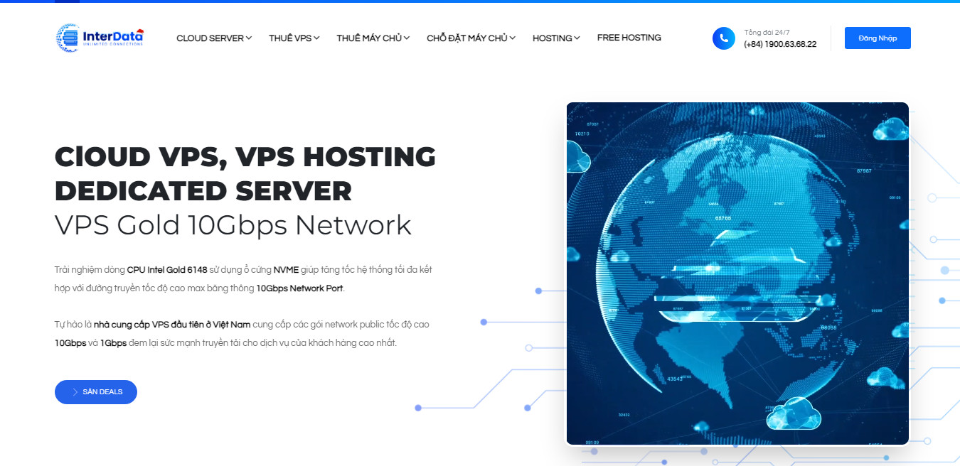 vps giá rẻ cho sinh viên interdata