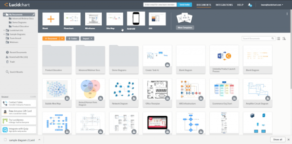 Lucidchart - Tạo sơ đồ và biểu đồ nhanh chóng