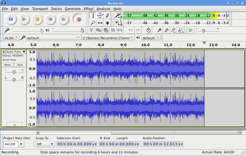 Phần mềm thu âm Audacity