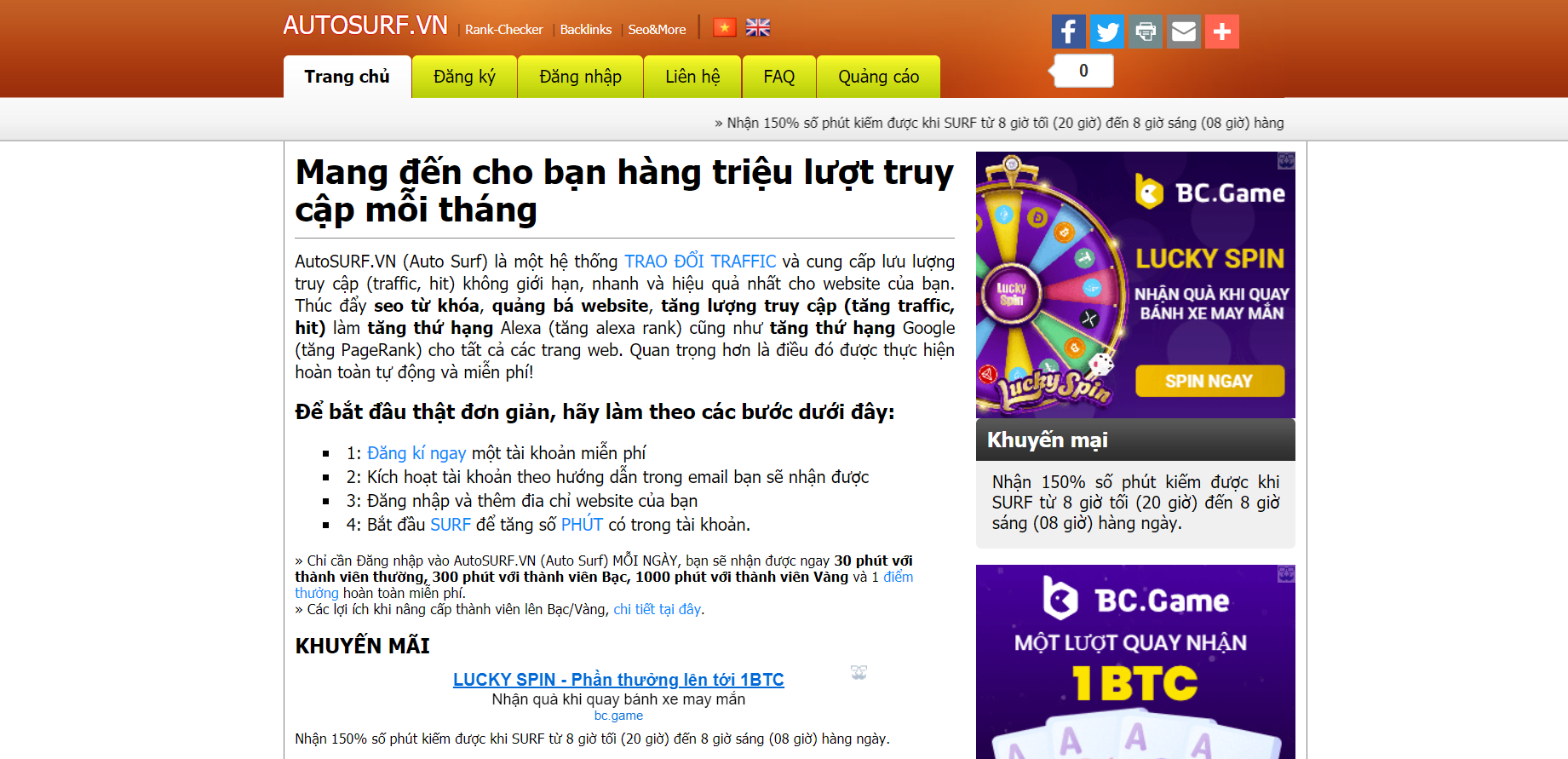 Phần mềm tăng Traffic cho website - Aotosurf.com.au