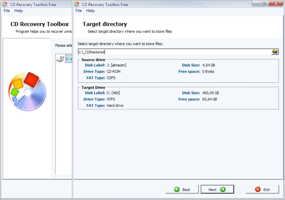 Phần mềm CD Recovery Toolbox