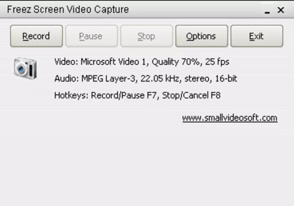 Phần mềm Freez Screen Video Capture