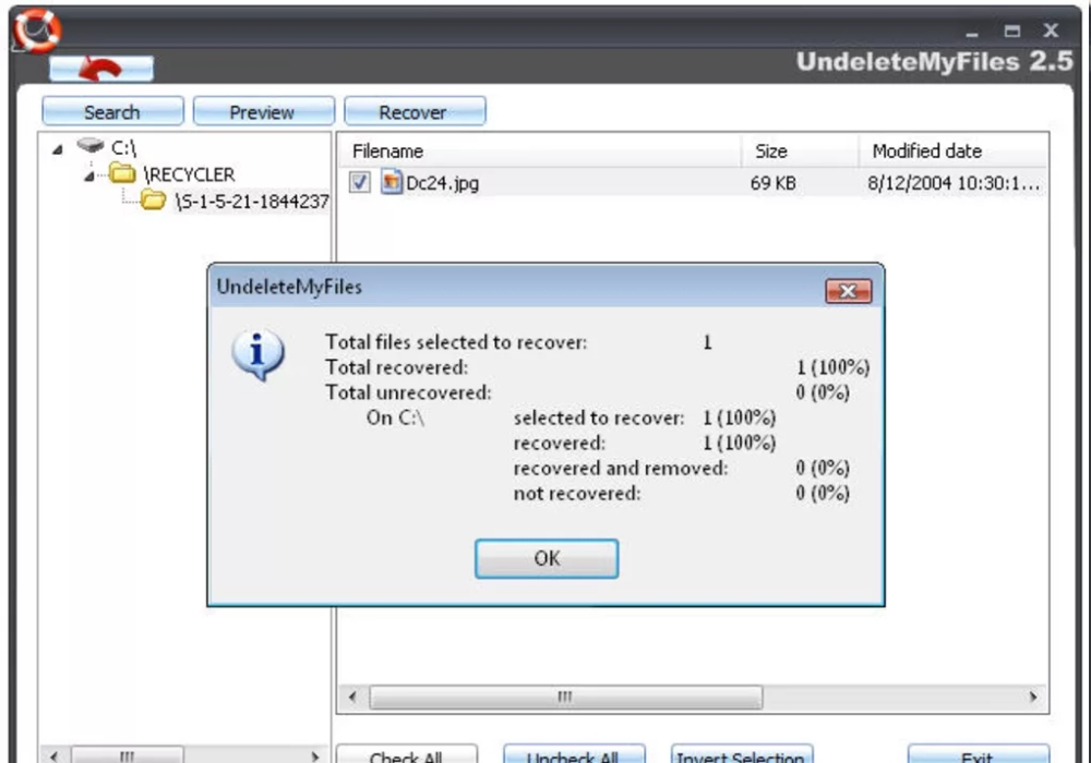 Phần mềm UndeleteMyFiles Pro