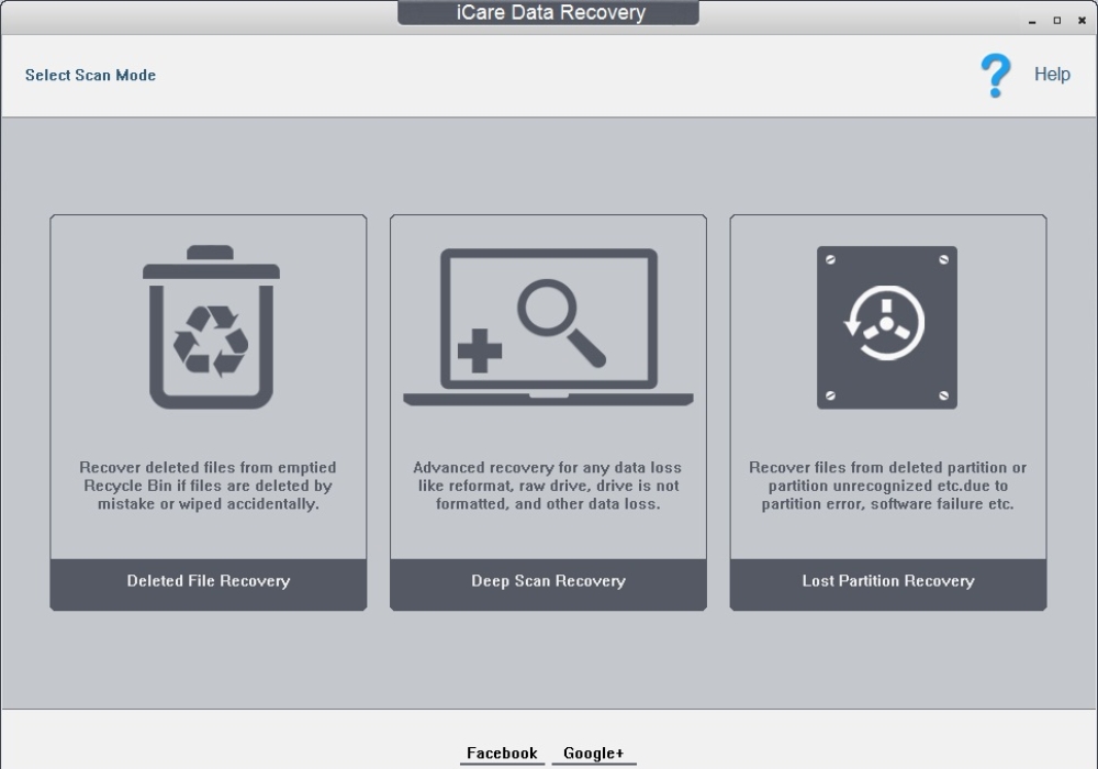 Phần mềm iCare Data Recovery Free