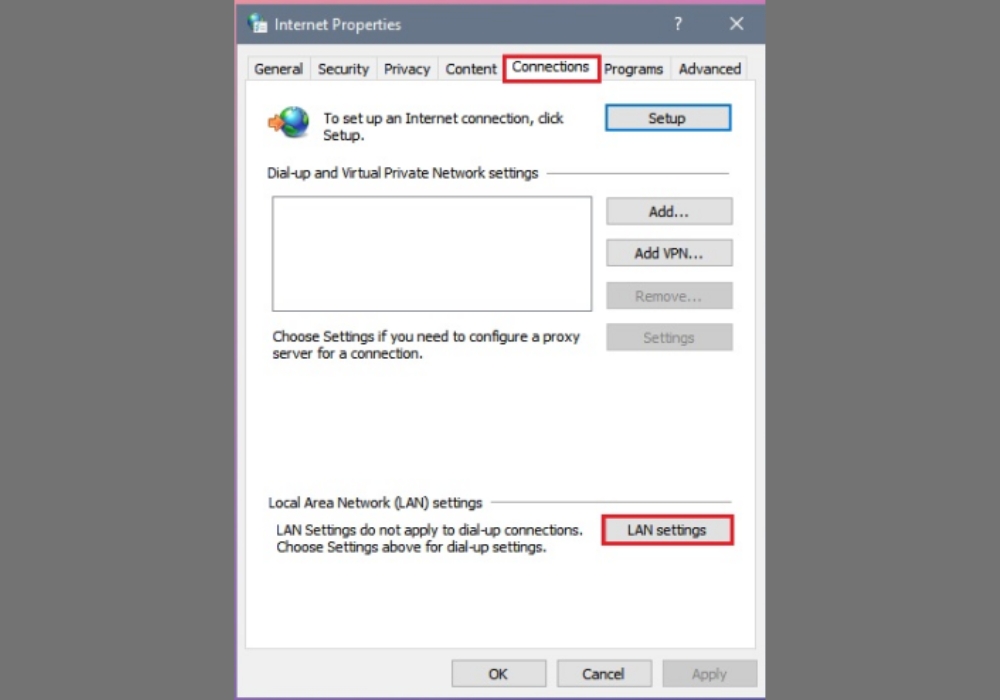 Sử dụng phần mềm Proxy thủ công