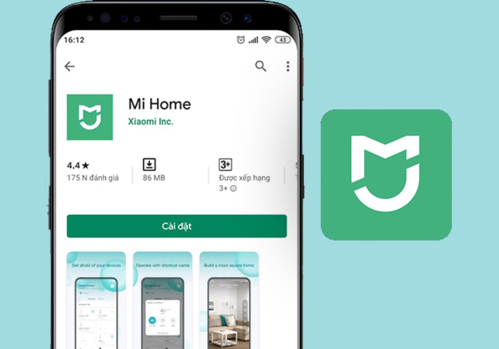 Tải và cài đặt ứng dụng MiHome