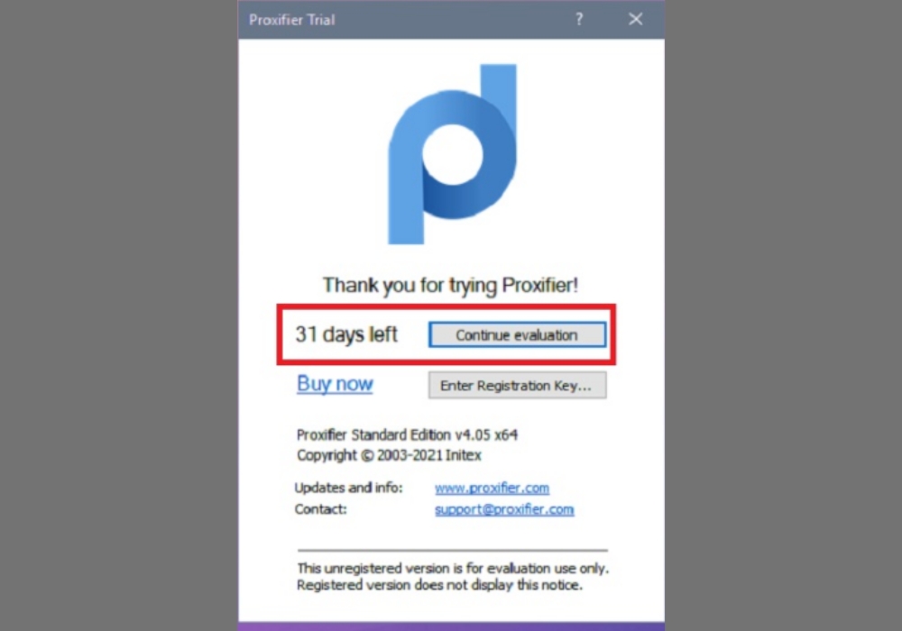 Ứng dụng Fake IP pc Proxifier