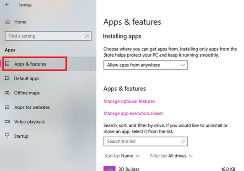 Xóa ứng dụng bằng Menu Settings (2)