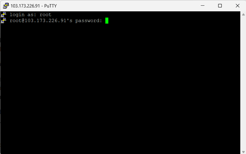 SSH vào VPS Linux bằng PuTTY