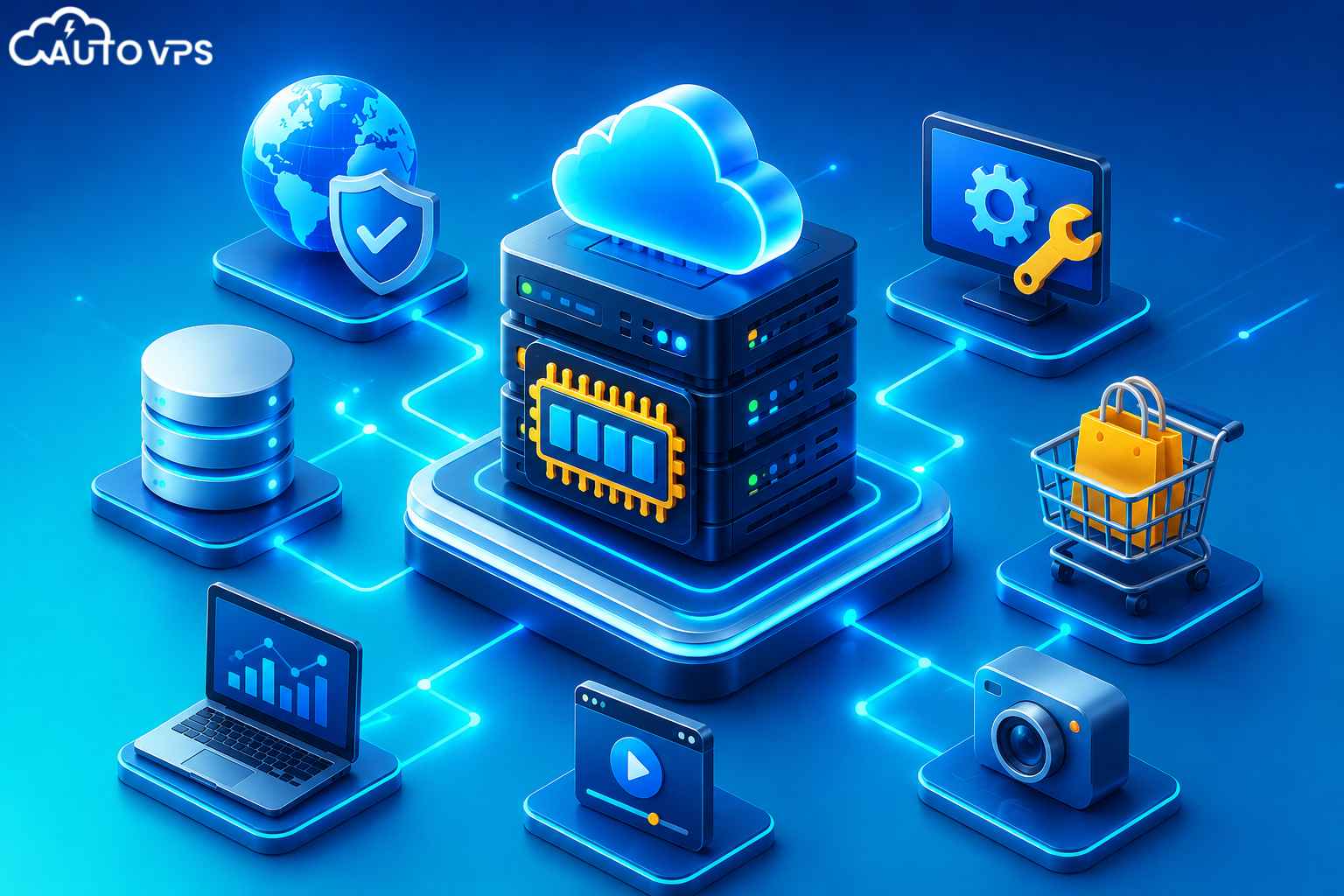 VPS 8GB RAM làm được gì thực tế