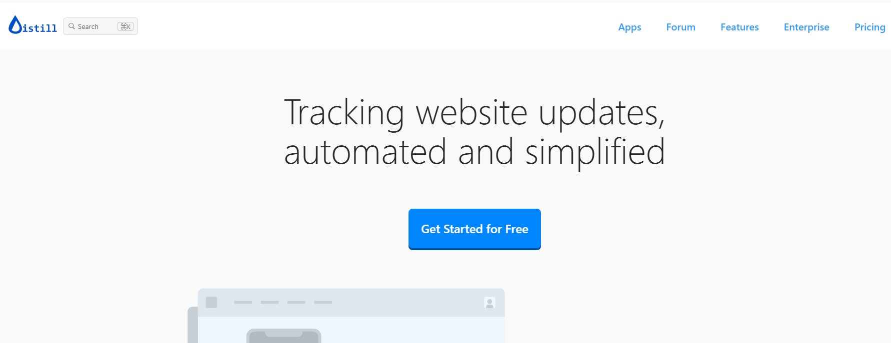 Công cụ theo dõi Website Distill.io