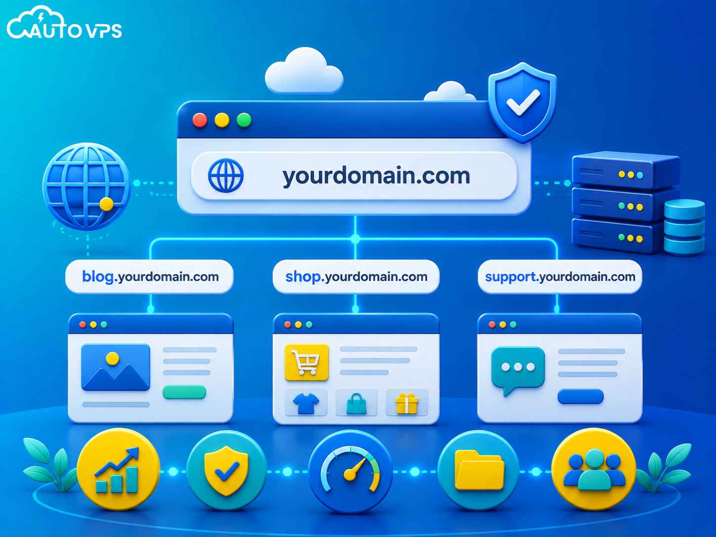 Ứng dụng phổ biến của Subdomain
