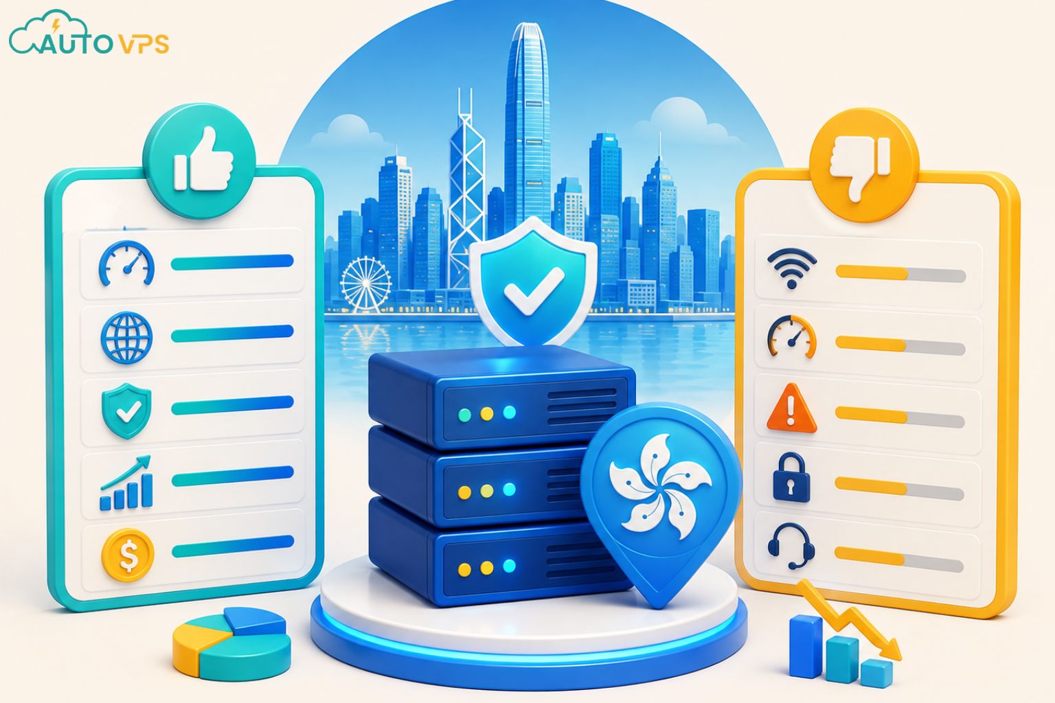 Ưu, nhược điểm thực tế của VPS IP Hồng Kông