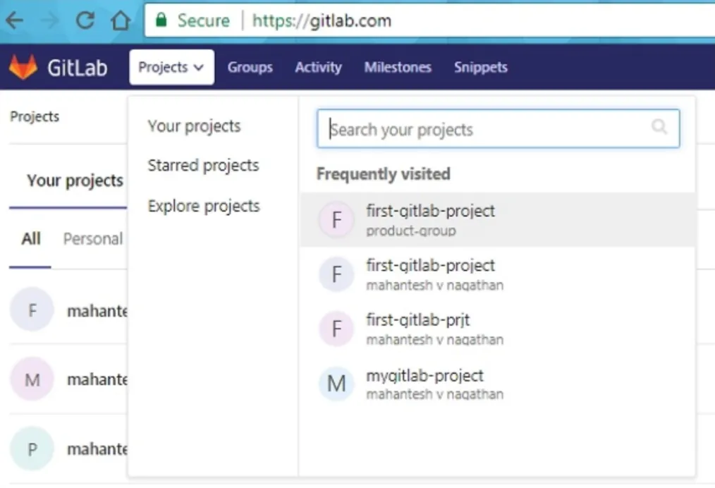 Chọn project cần gắn Runner