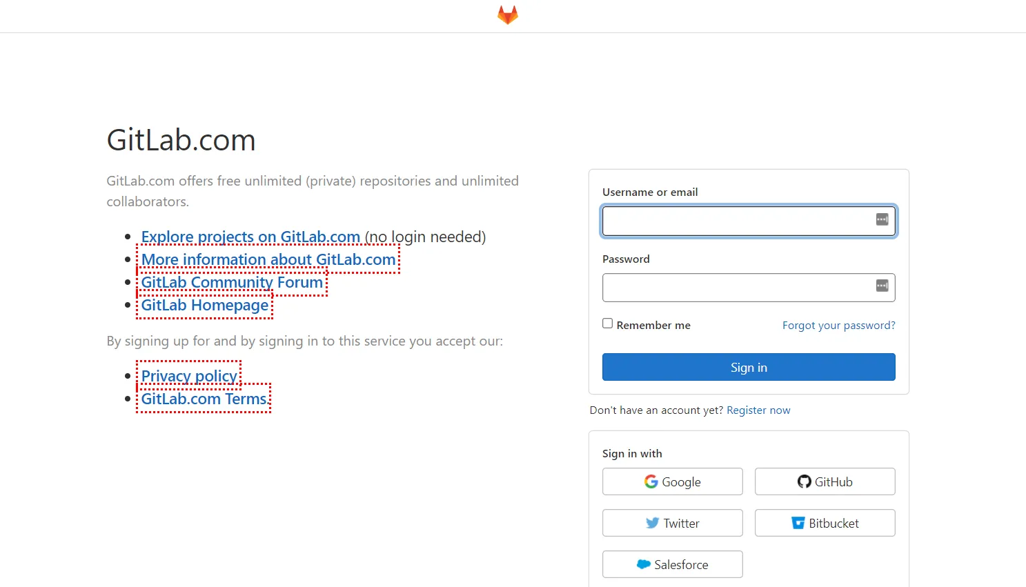 Đăng nhập vào GitLab