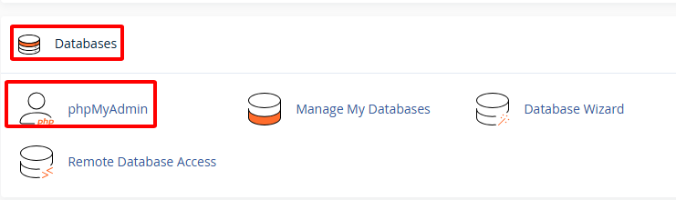 Đăng nhập vào PHPMyAdmin