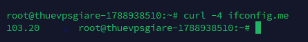 Lấy IP VPS