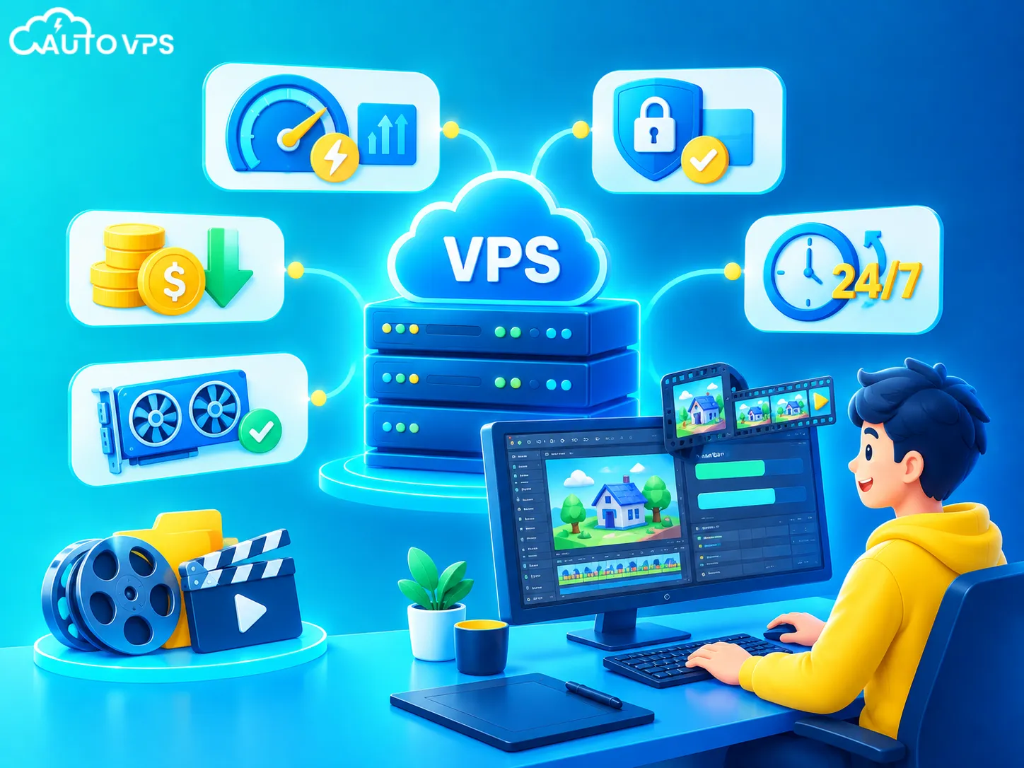 Lợi Ích khi Thuê VPS Để Render