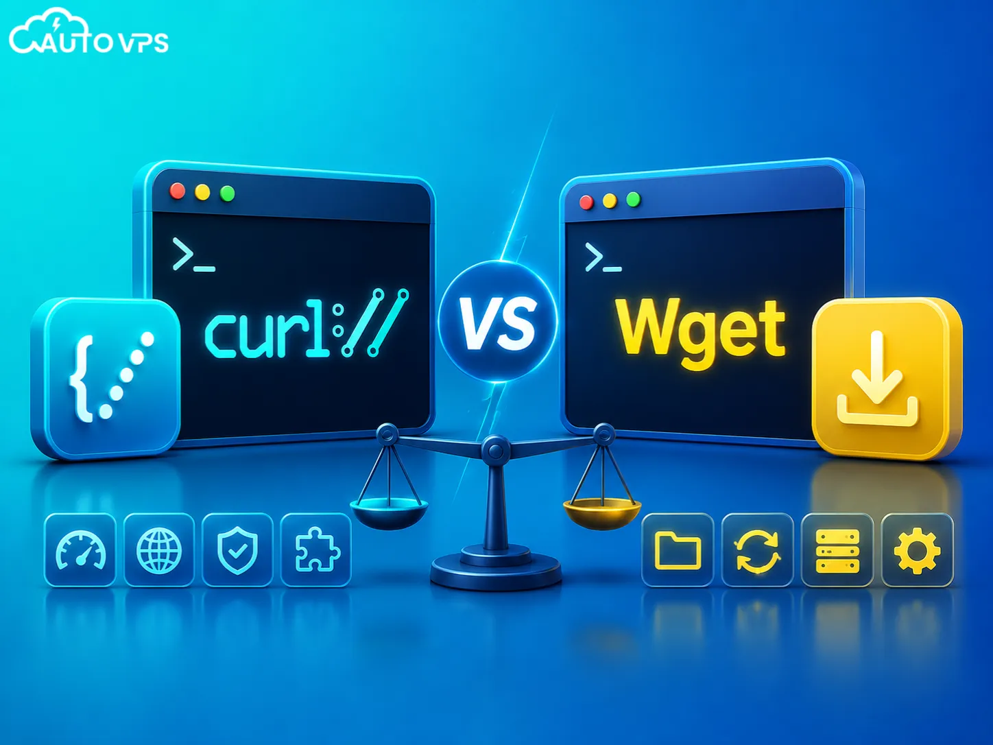 So sánh lệnh cURL và Wget