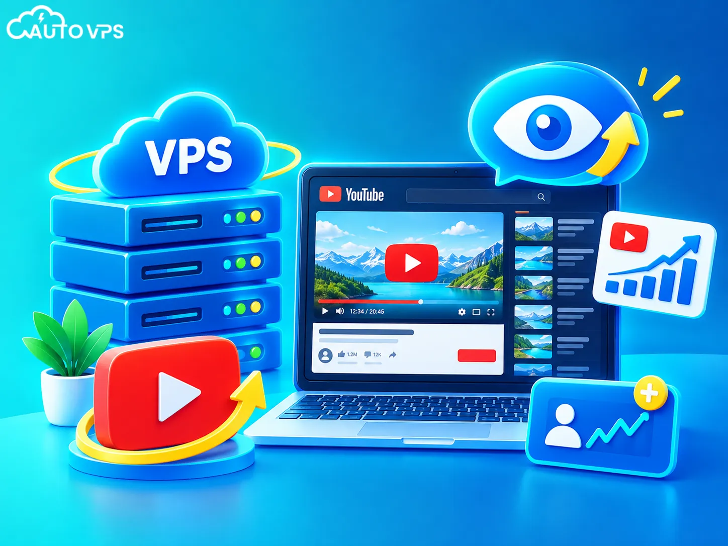 VPS treo view YouTube là gì