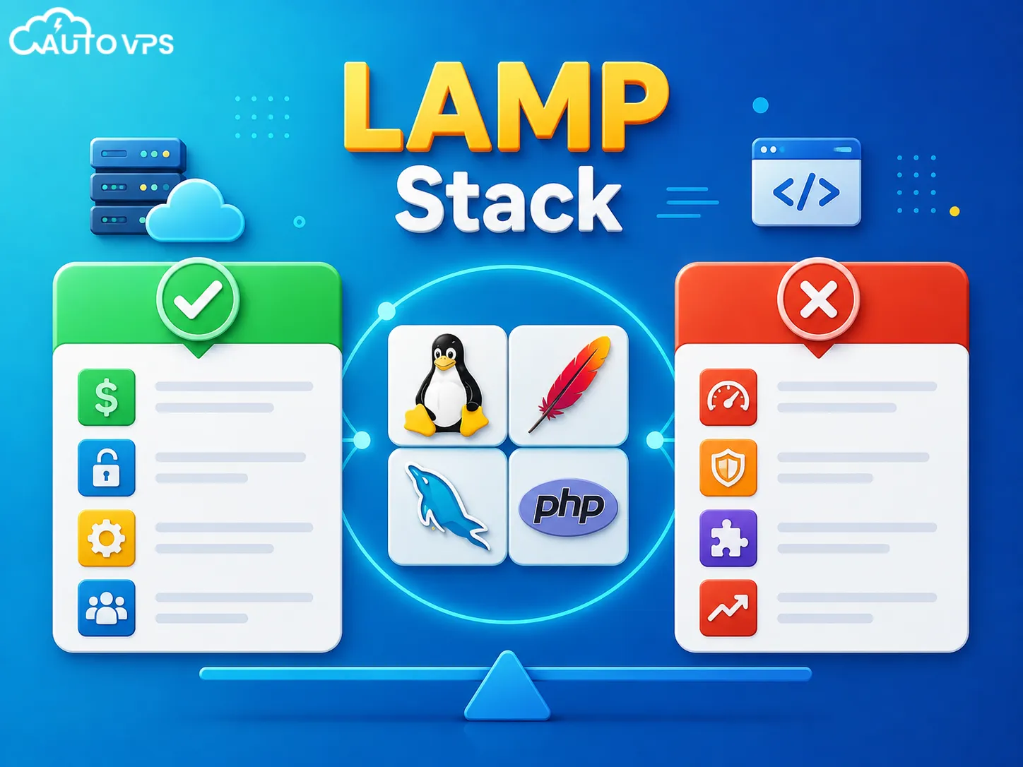 ưu và nhược điểm của mô hình LAMP Stack