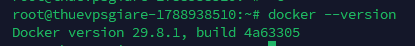 Xác nhận Docker đã sẵn sàng