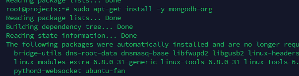 Cài đặt mongodb