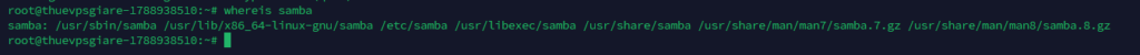 Samba đã được nạp thành công