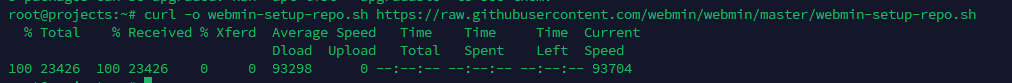 tải về file script thiết lập repository