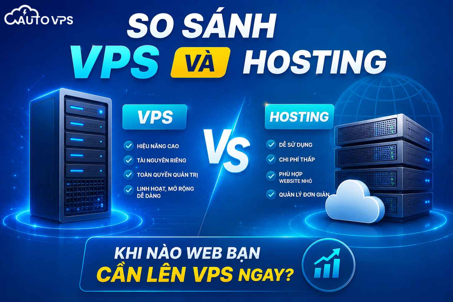 So Sánh Hosting và VPS