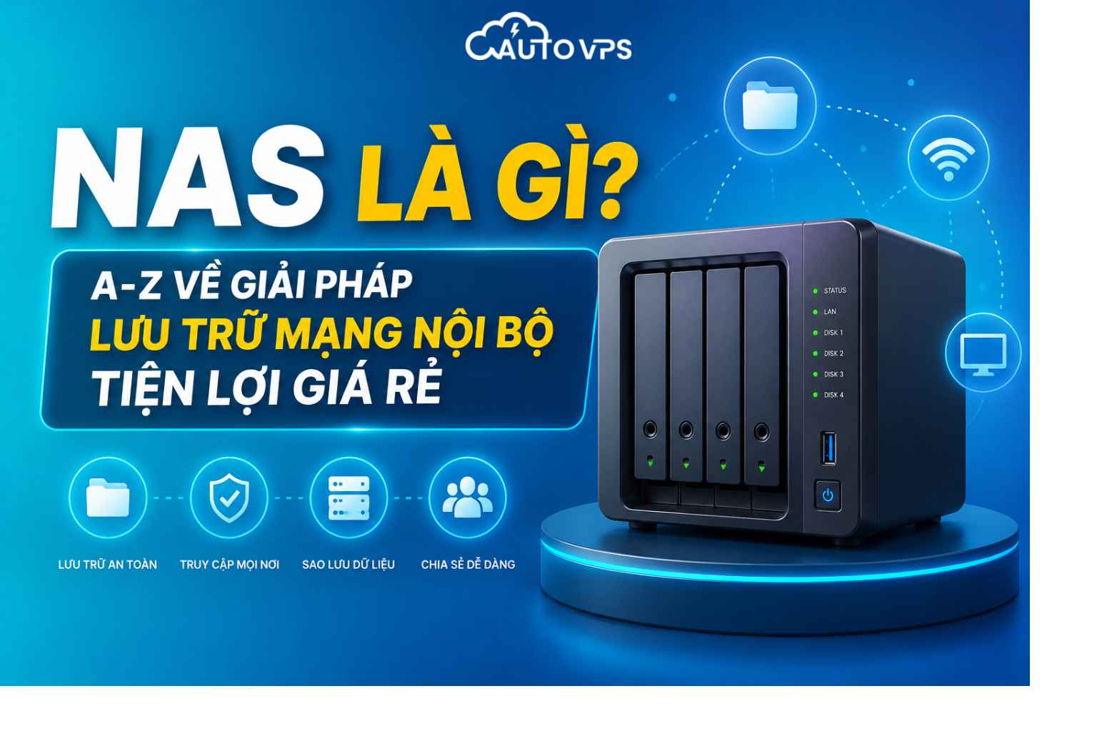 NAS Là Gì? A-Z Về Giải Pháp Lưu Trữ Mạng Nội Bộ Tiện Lợi Giá Rẻ