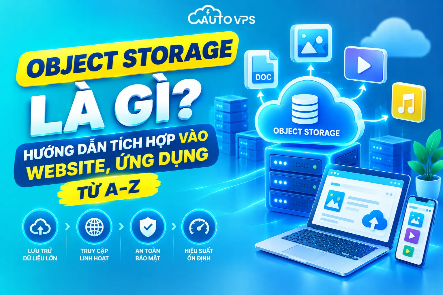 Object Storage là gì? Hướng Dẫn Tích Hợp Vào Website, Ứng dụng Từ A-Z