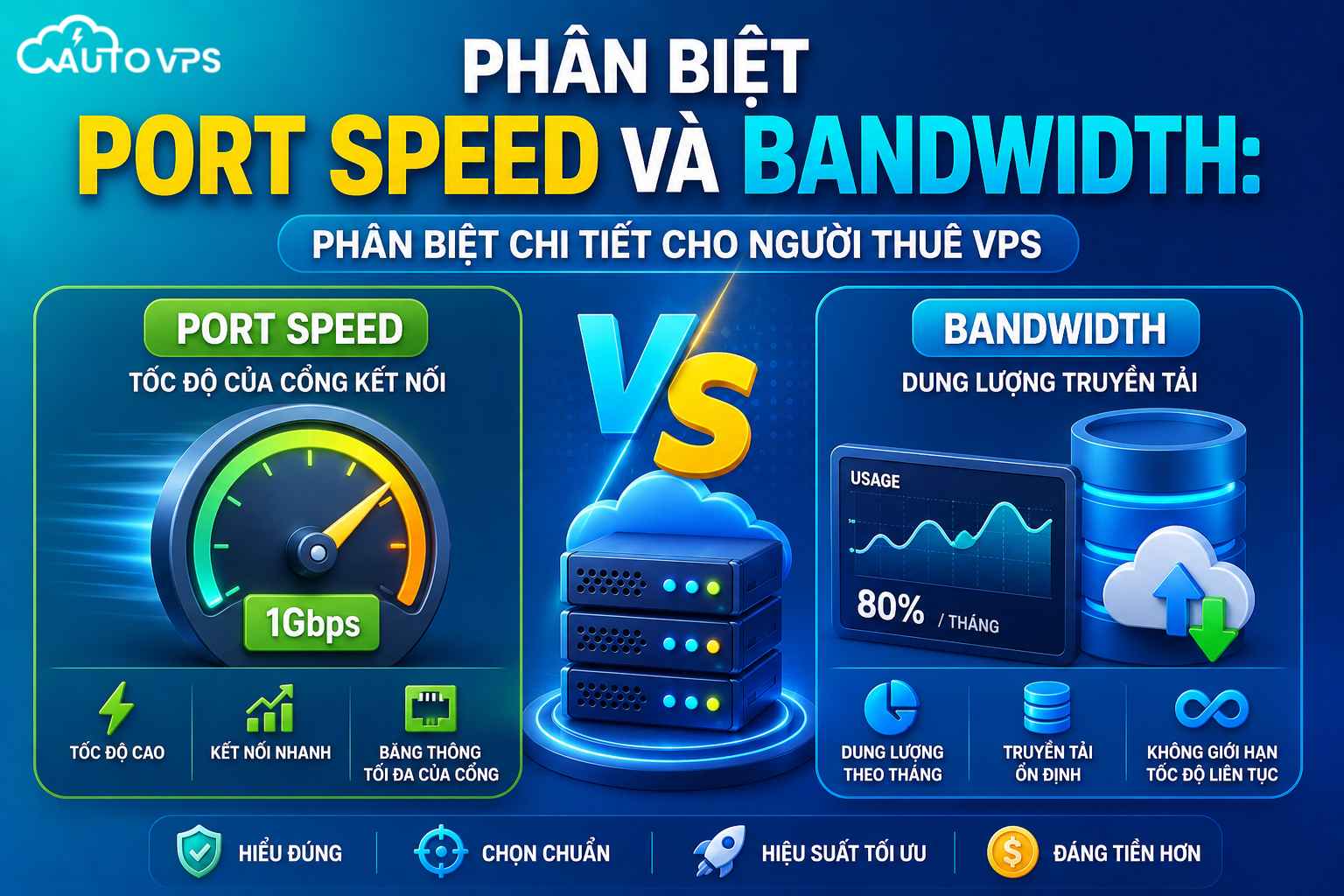 Phân Biệt Port Speed & Bandwidth