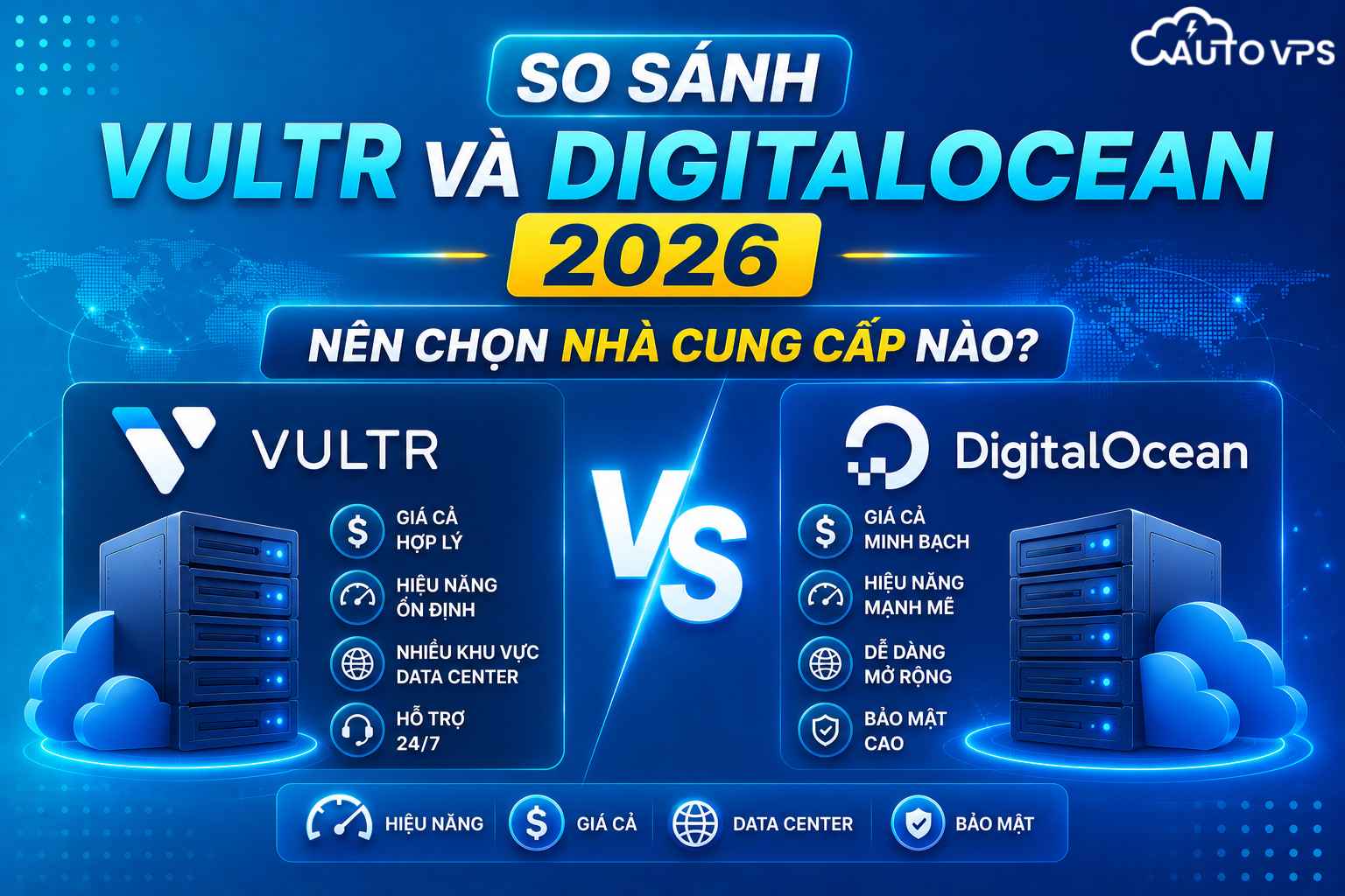 So Sánh Vultr Và DigitalOcean