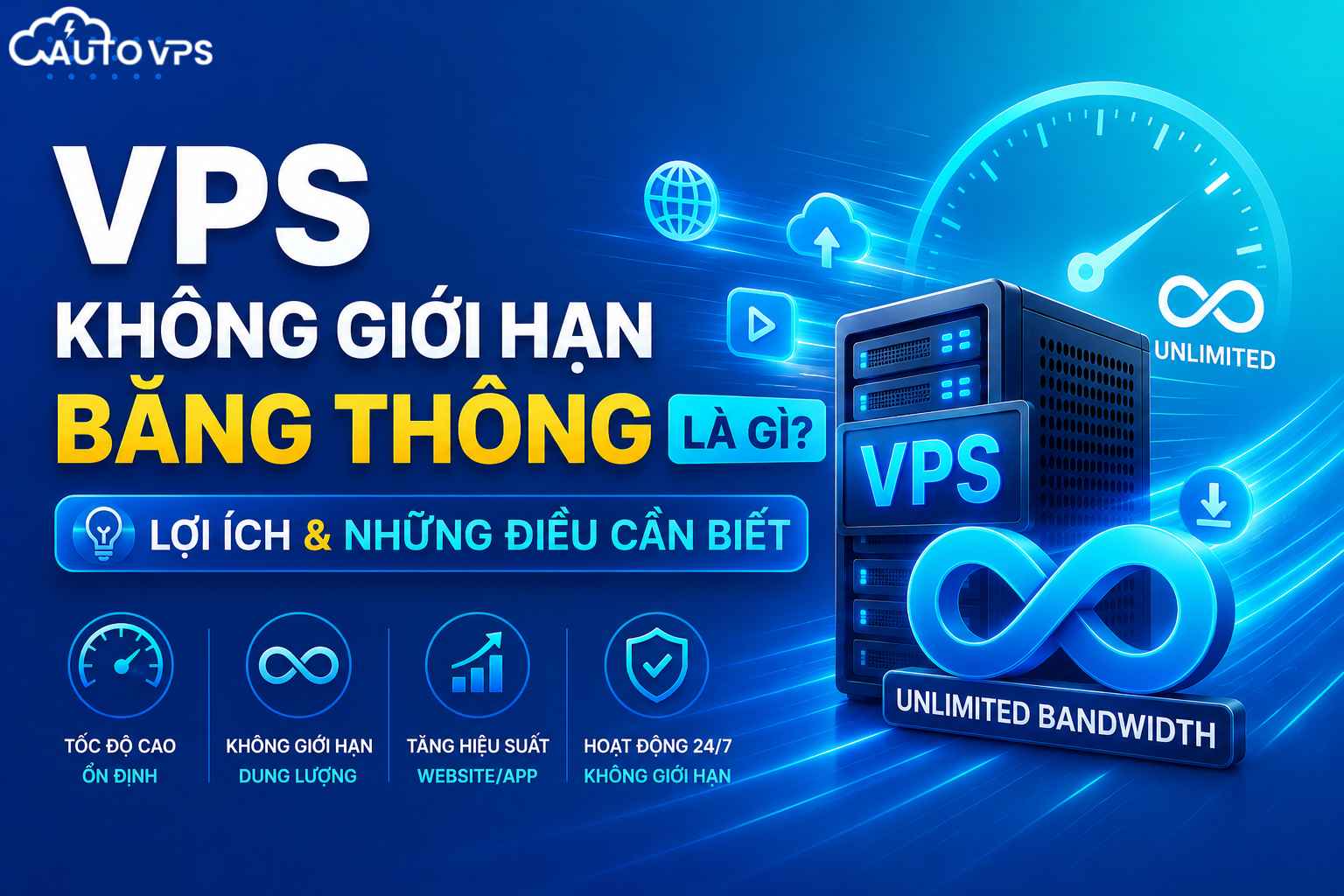 VPS Không Giới Hạn Băng Thông