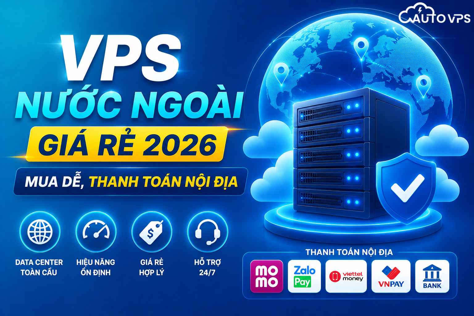 VPS Nước Ngoài Giá Rẻ