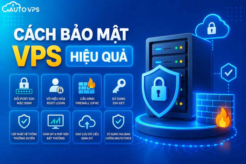 bảo mật vps ngay khi khởi tạo