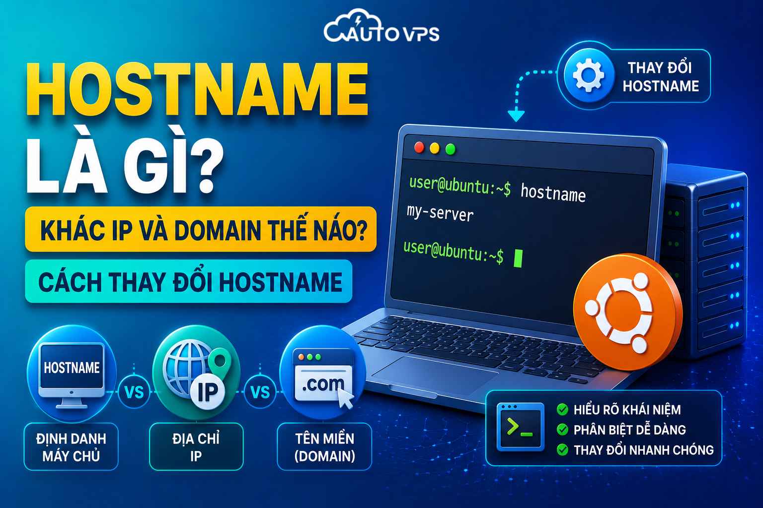 Hostname Là Gì? Khác IP Và Domain Thế Nào? Cách Thay Đổi Hostname