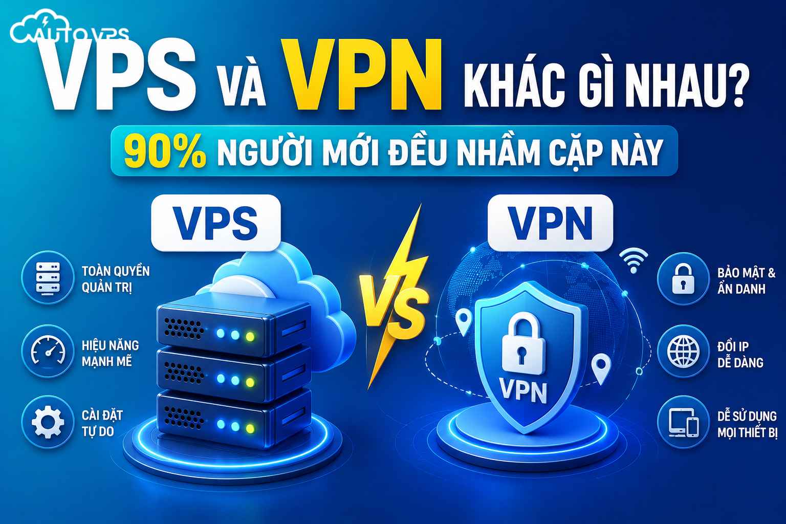 vps và vpn khác gì