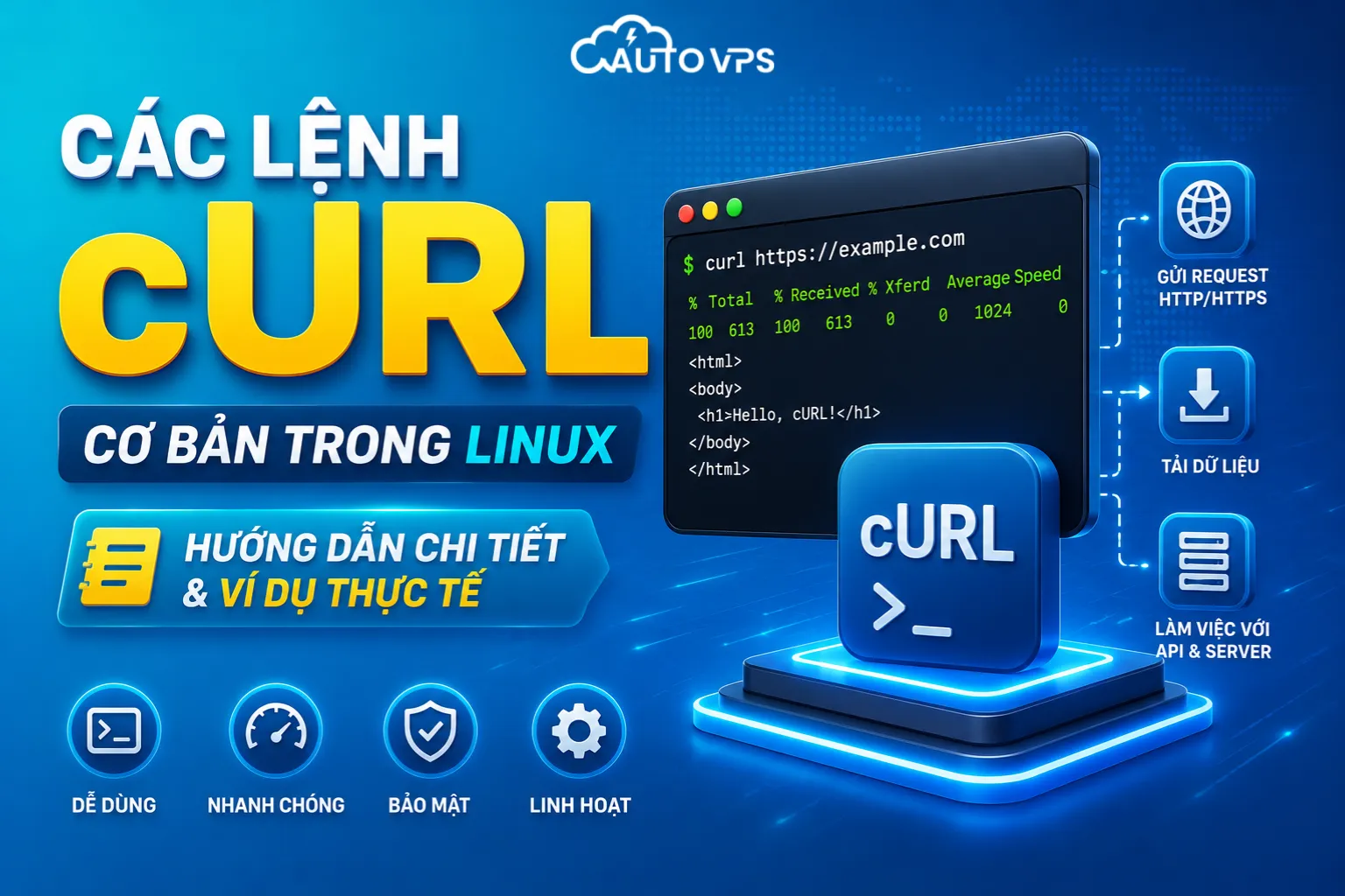 Các Lệnh cURL Linux