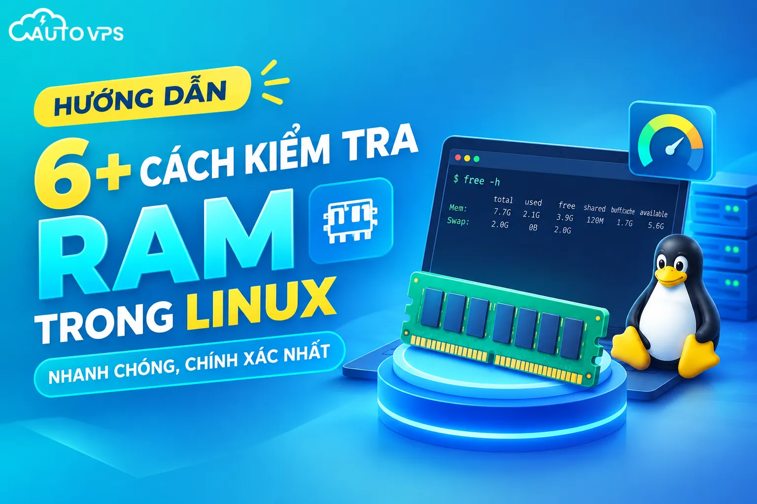 Hướng Dẫn 6+ Cách Kiểm Tra RAM Trong Linux Nhanh Chóng, Chính Xác Nhất