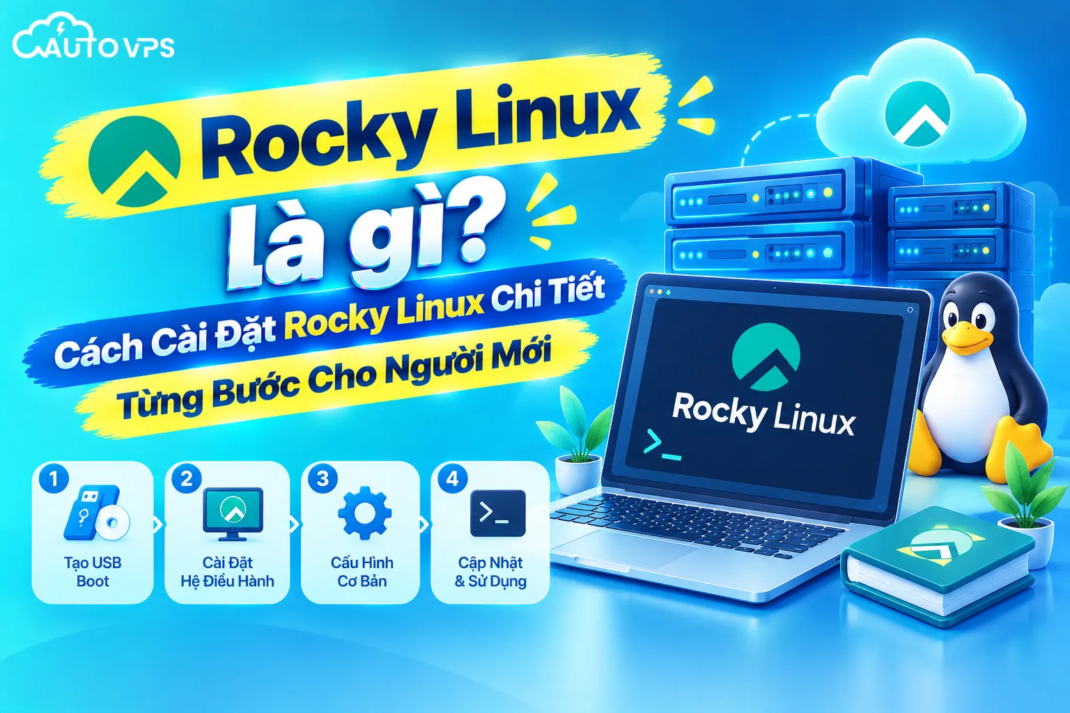 Rocky Linux là gì? Cách Cài Đặt Rocky Linux Chi Tiết Từng Bước Cho Người Mới