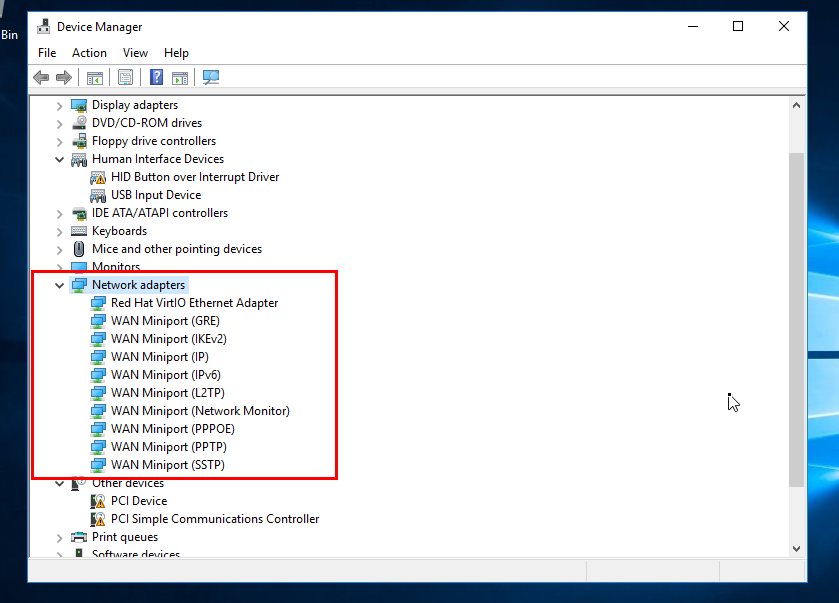 Update driver mạng 3