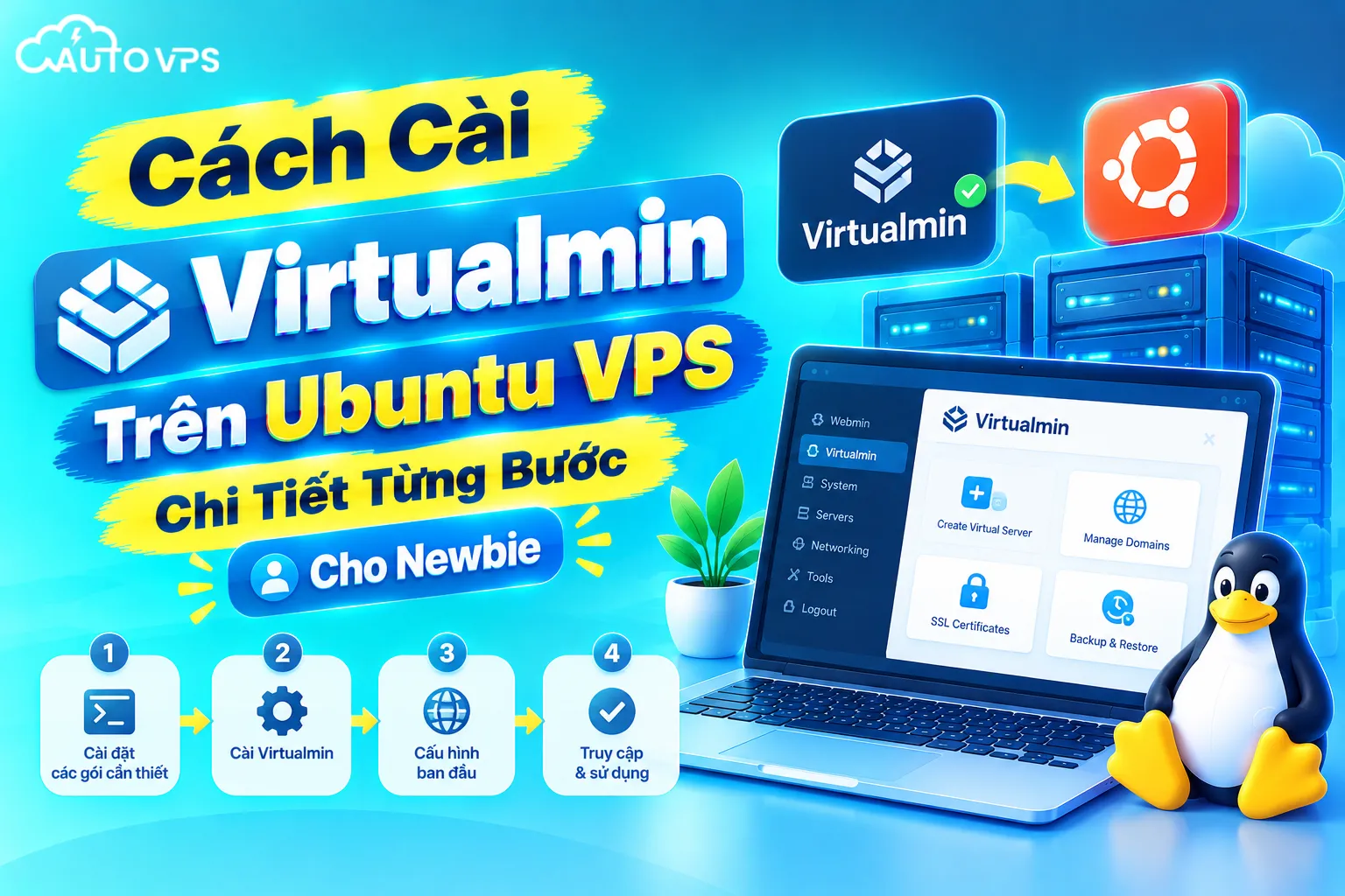 Cách Cài Virtualmin Trên Ubuntu VPS Chi Tiết Từng Bước Cho Newbie