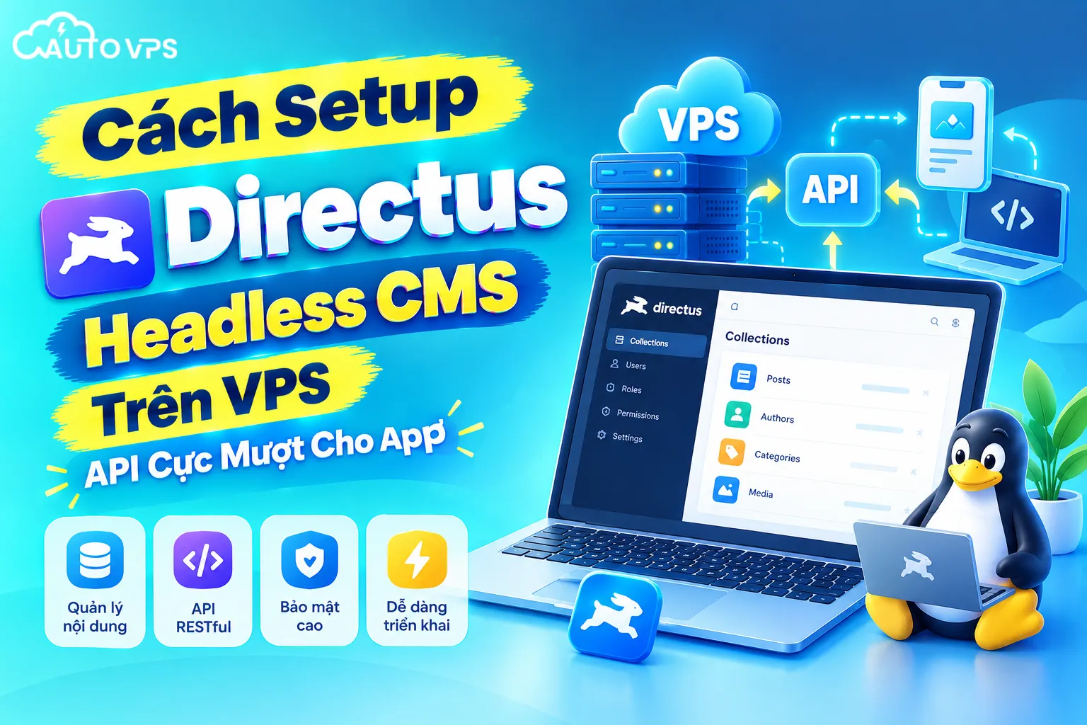 Cách Setup Directus Headless CMS Trên VPS, API Cực Mượt Cho App