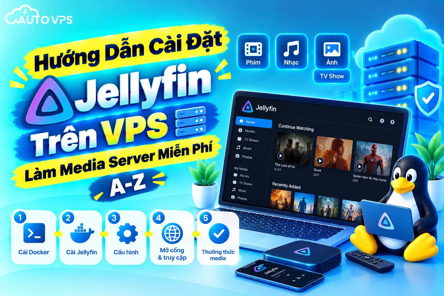 Cài Đặt Jellyfin Trên VPS