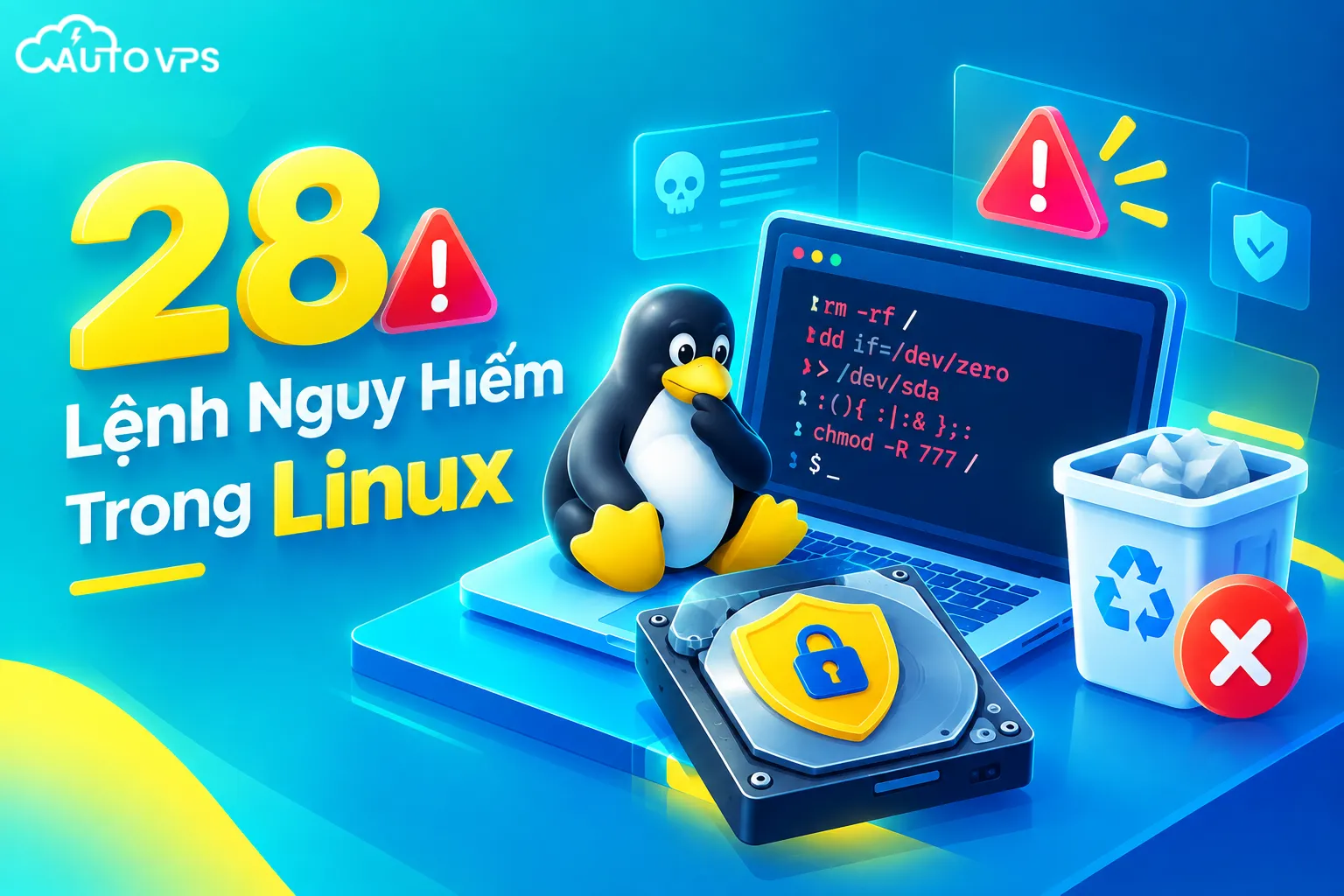 Lệnh Nguy Hiểm Trong Linux